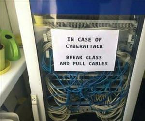 in case of cyber attack