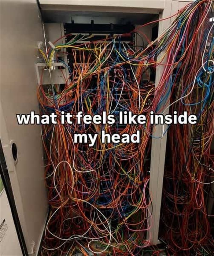 in my head