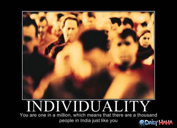Individuality funny picture