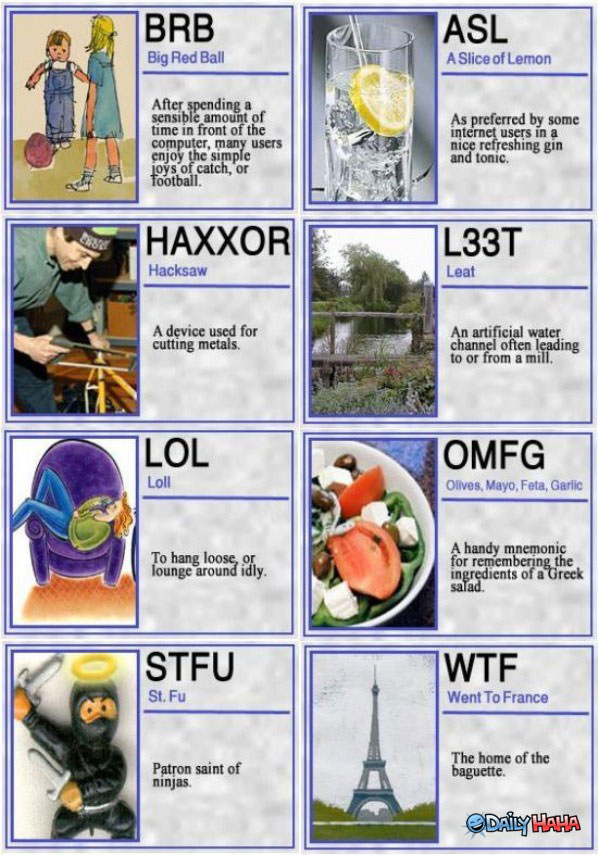 Interweb Terminology funny picture