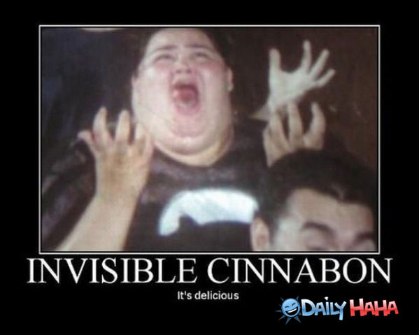 Invisible Cinnabon funny picture