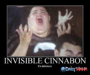 Invisible Cinnabon funny picture