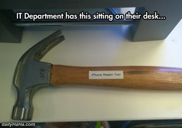 iphone repair tool funny picture