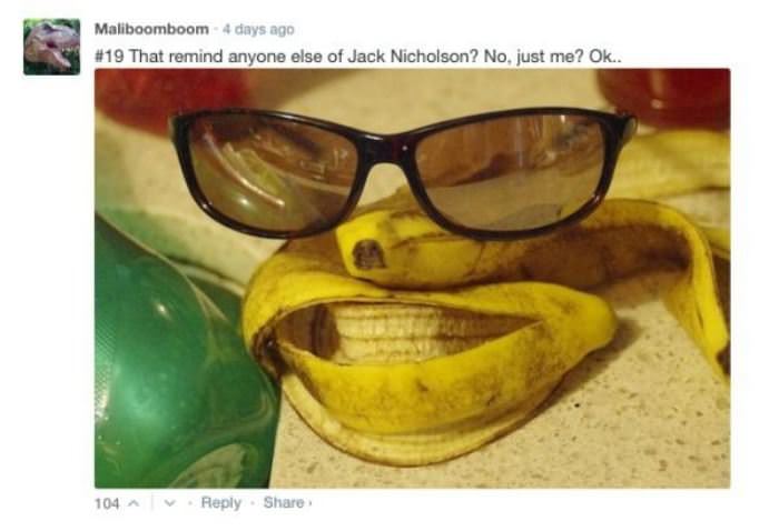 jack nickolson banana funny picture