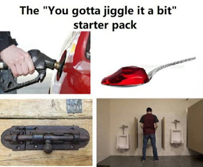jiggle it a little