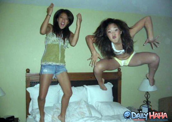 Jumping Asian Girls