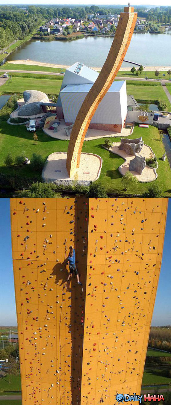 Climbing Wall funny picture