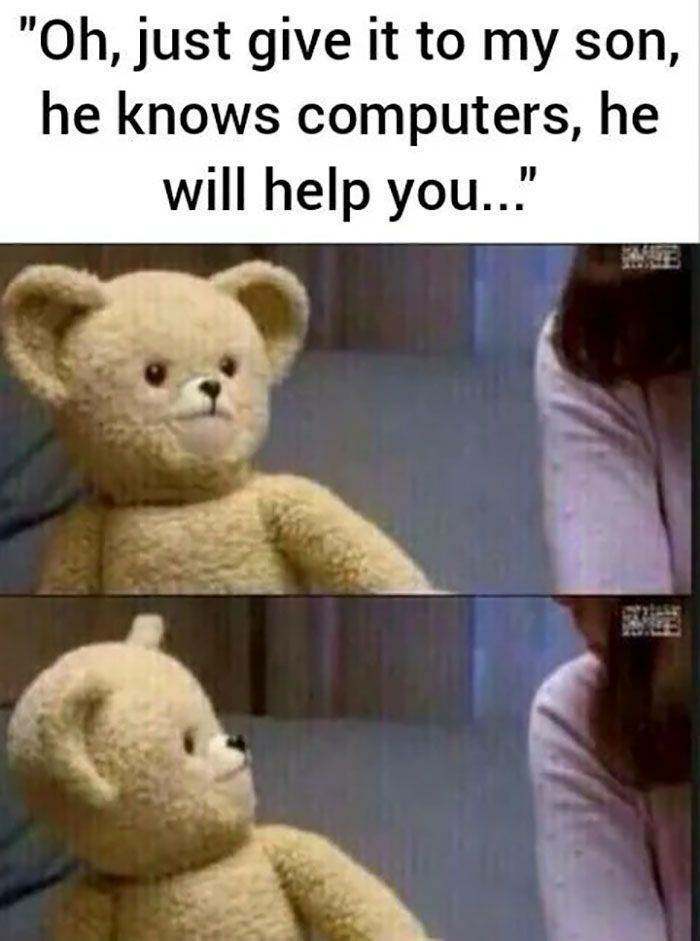 just give it to my son