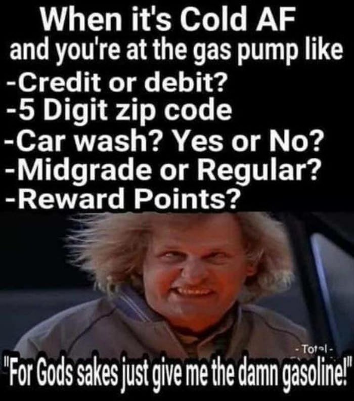 just give me the gas