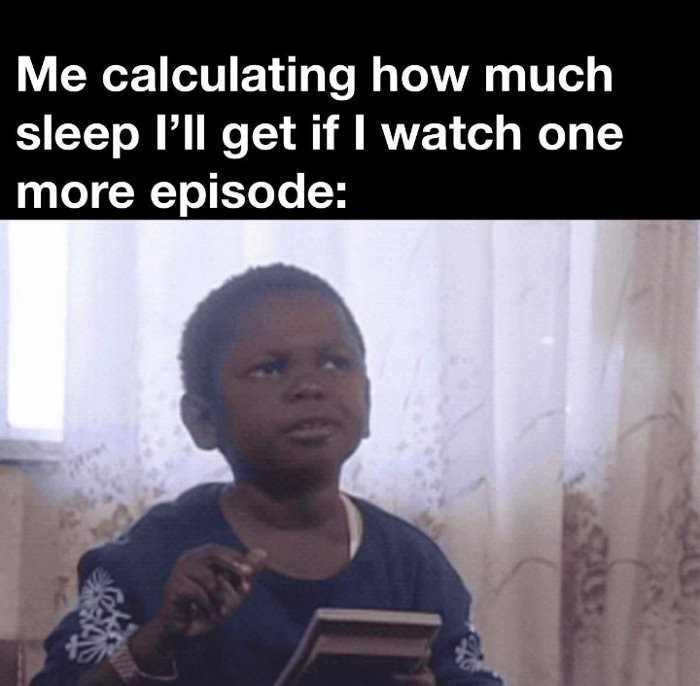 just one more episode
