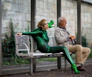 just waiting for the bus funny picture