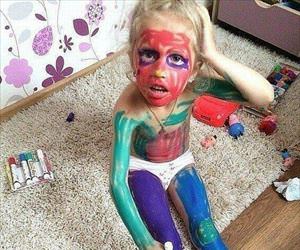 kids can be very messy