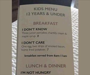 kids menu ... 2