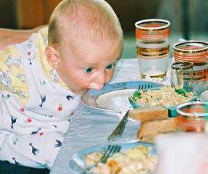 Really Hungry Baby Picture