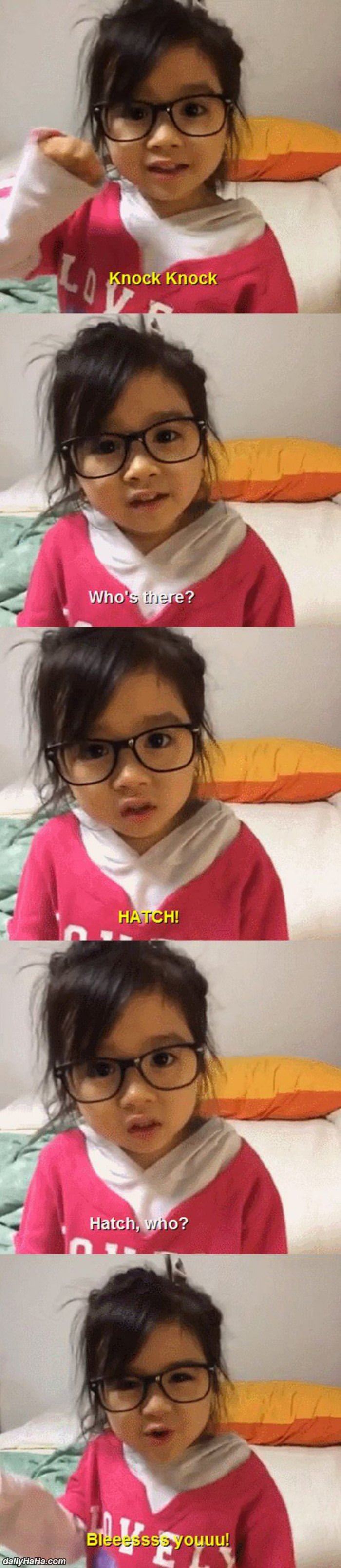 knock knock joke funny picture