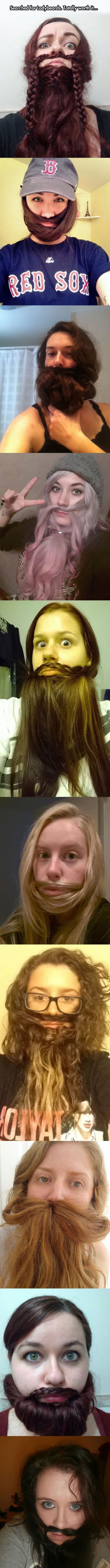 Lady Beards Funny Picture