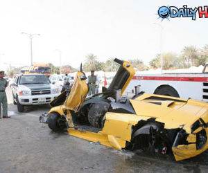 Lamborghini Destroyed