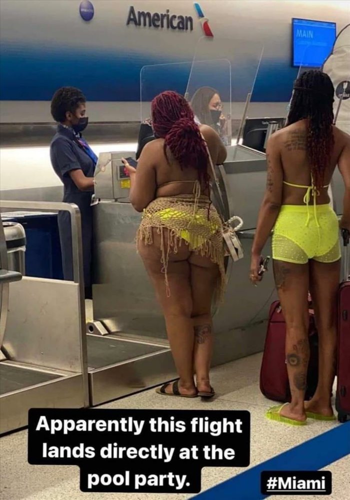 lands at the pool party