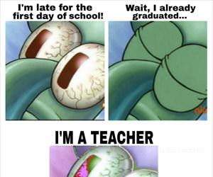 late for my first day