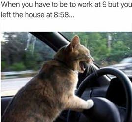 late for work