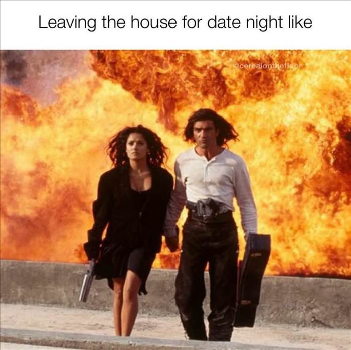 leaving the house