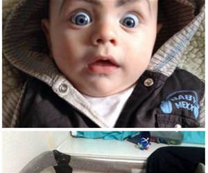 leaving baby with dad funny picture