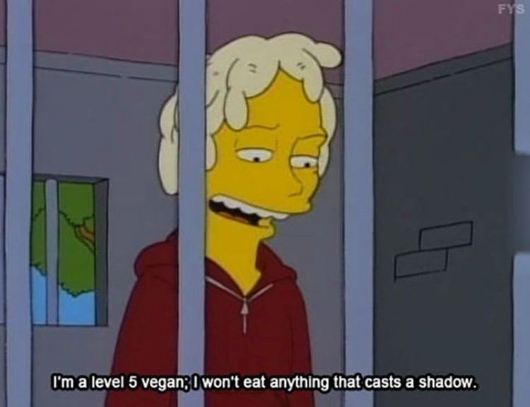 level 5 vegan funny picture
