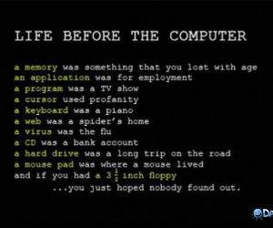Life Before Computers funny picture