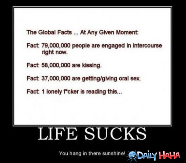 Life Sucks funny picture