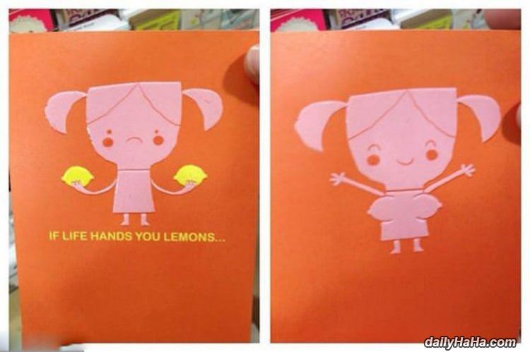 life hands you lemons funny picture