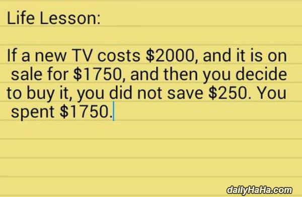 life lesson funny picture