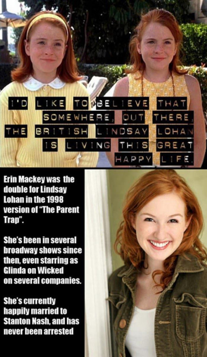 lindsay lohands double funny picture