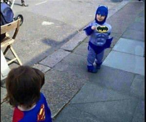 little batman vs superman funny picture