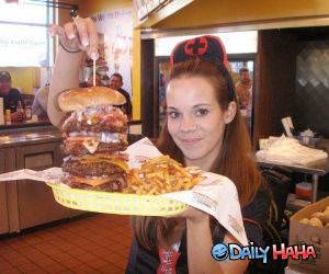 Giant Burger Funny Picture