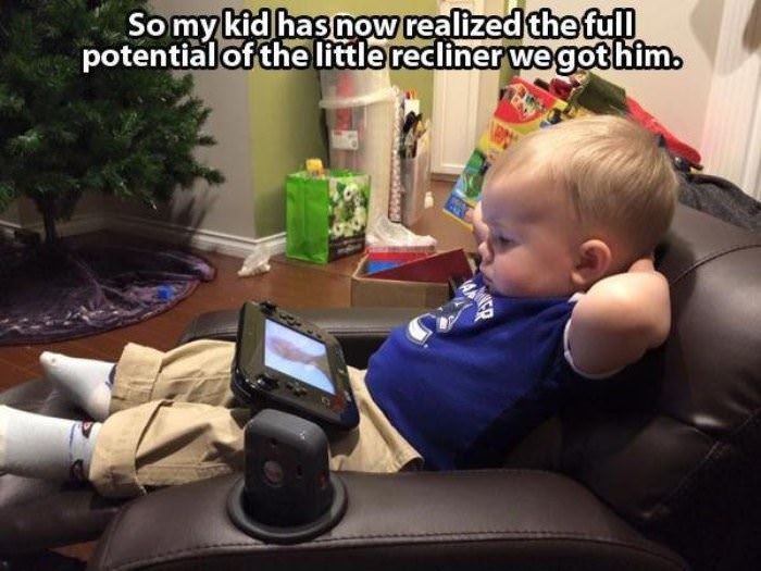 little recliner funny picture