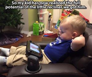 little recliner funny picture
