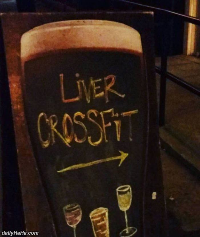 liver crossfit funny picture