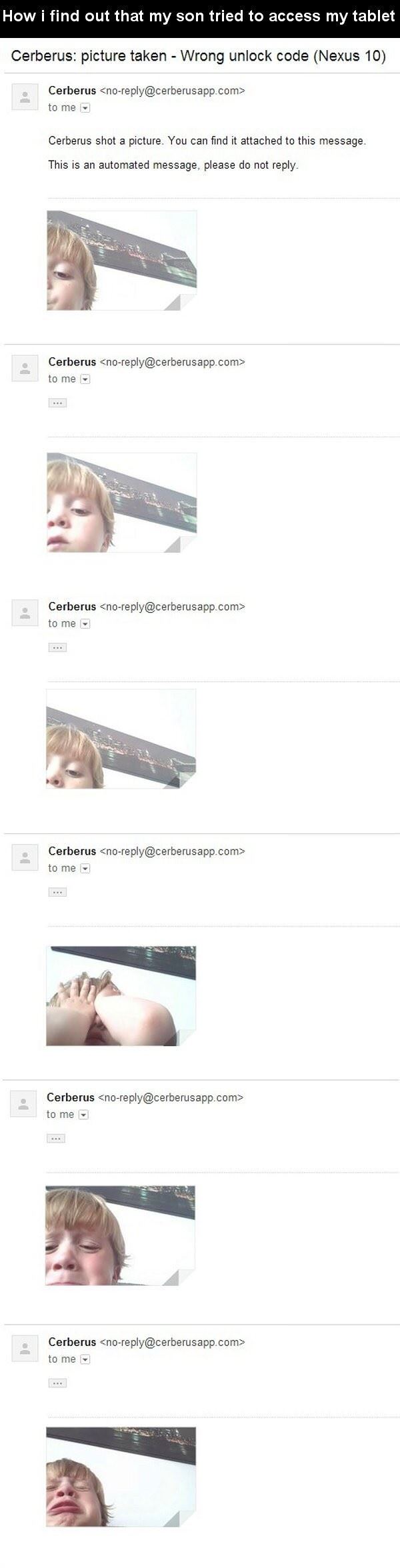 locked out of the tablet funny picture