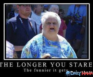 Longer You Stare funny picture