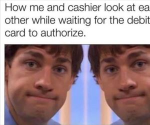 looking at each other