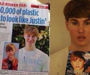 looking like the bieber funny picture