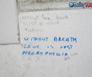 Without Breath Funny Pic