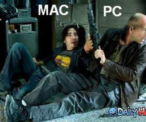 MAC vs PC funny picture