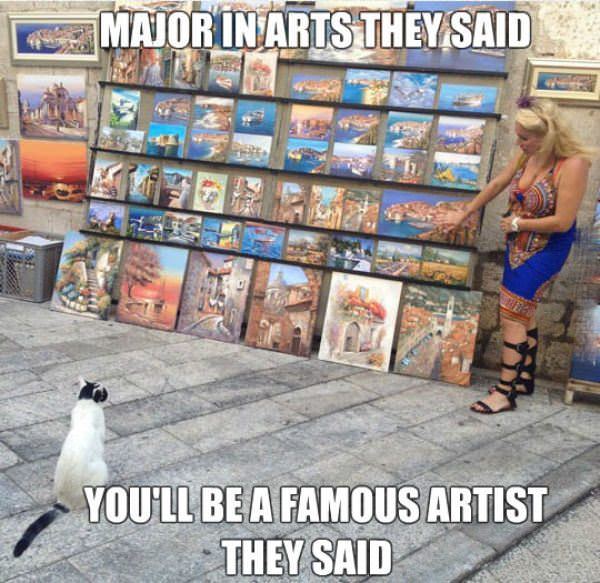 major in arts funny picture