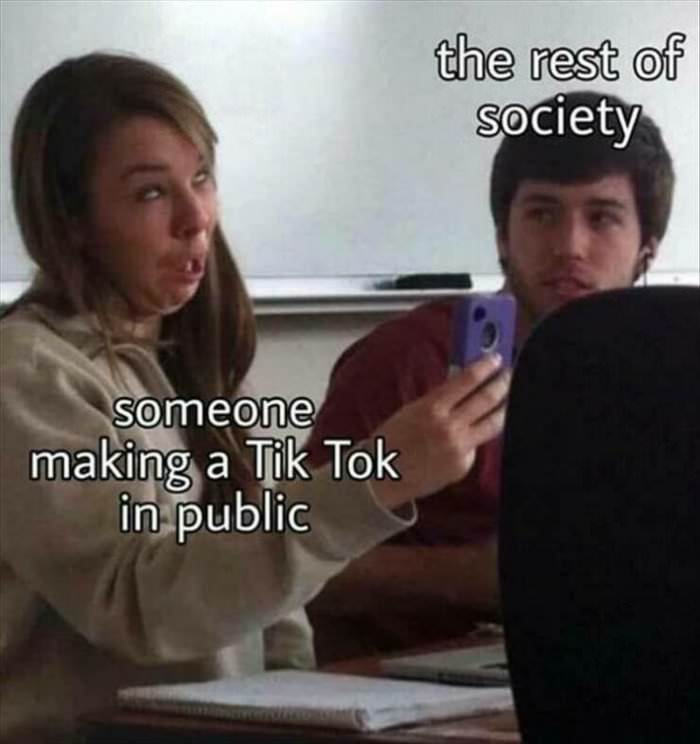 making a tik tok