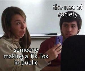 making a tik tok