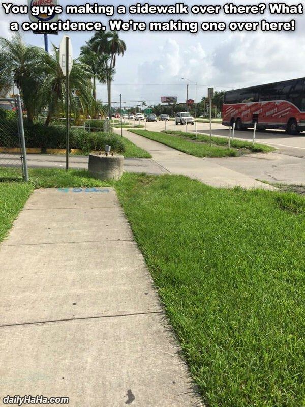 making sidewalks funny picture
