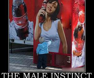 Male Instinct funny picture