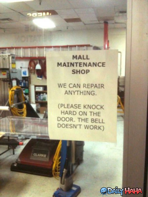 Mall Maintenace funny picture