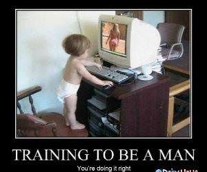 Man Training funny picture